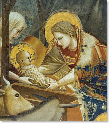 Giotto Nativity (detail)